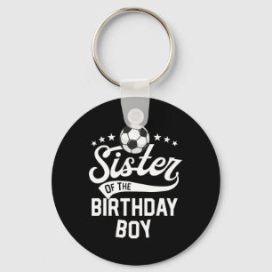 Porte-clés Sœur du garçon d'anniversaire Famille assortie de