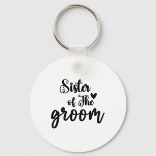 Porte-clés Soeur Du Mariage Groom À La Fête De La Mariée