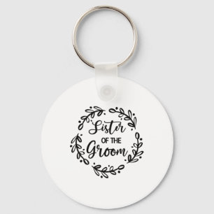 Porte-clés Sœur du marié Jour de mariage du marié Fête de la 