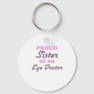 Porte-clés Soeur fière d'un ophtalmologiste