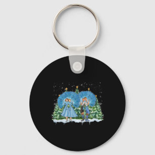 Porte-clés Sœurs Film Noël Blanc 1954 Xmas Neige Pyjama