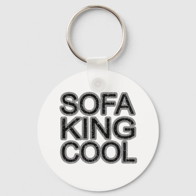 Porte-clés Sofa King Cool amusant filles garçons hommes (Recto)
