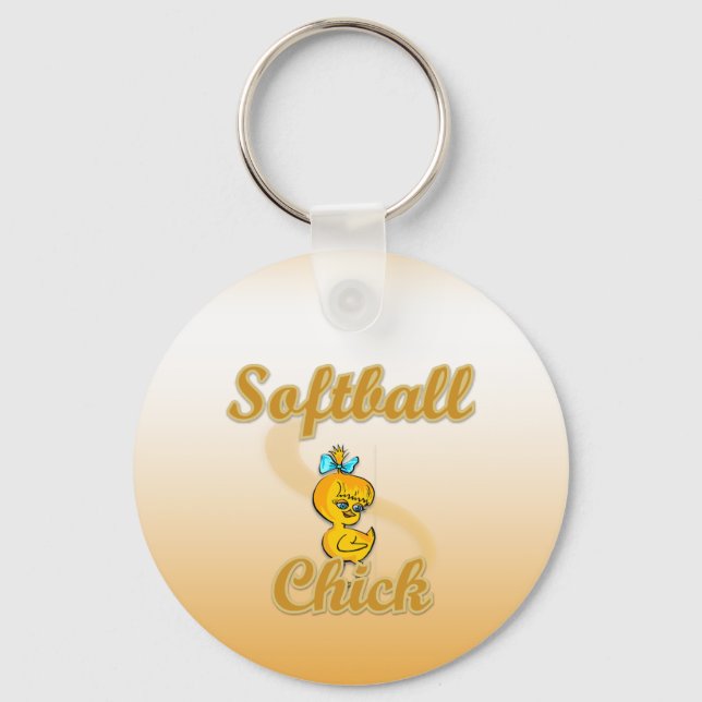 Porte-clés Softball Chick (Recto)