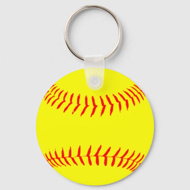 Porte-clés Softball de Customized (Recto)