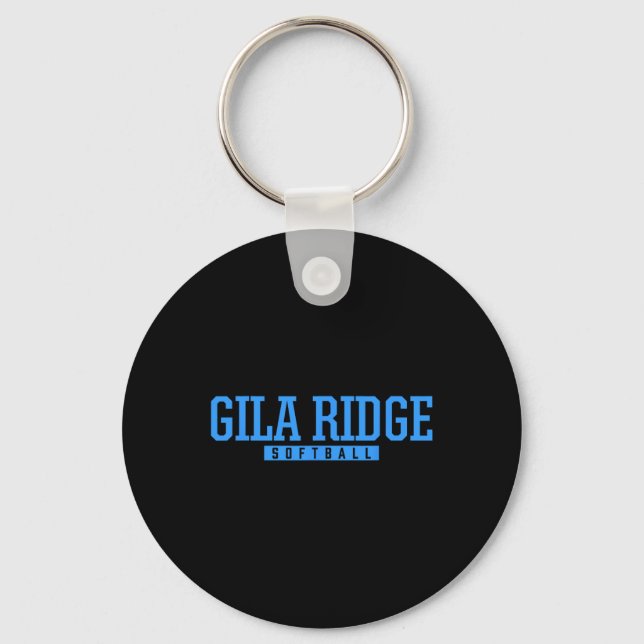 Porte-clés Softball Gila Ridge High School  (Recto)