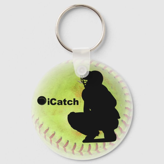 Porte-clés Softball iCatch Fastpitch (Recto)