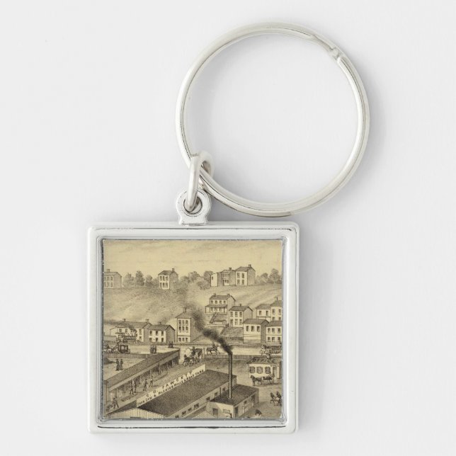 Porte-clés Soho Saw et Planing Mills et Barge Yards (Devant)