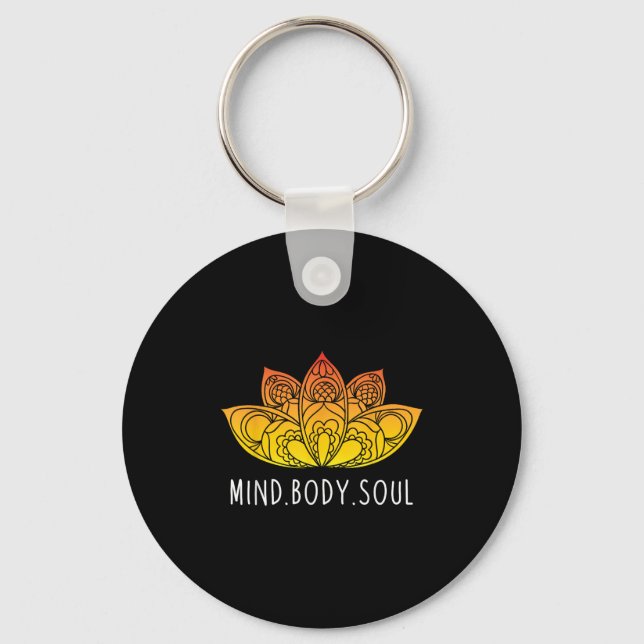 Porte-clés Soins Sol Femmes méditation Idées graphiques (Recto)