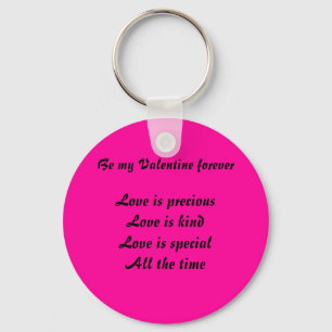 Porte-clés Sois ma Saint-Valentin pour toujours porte - clés