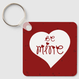 Porte-clés Sois Mienne Amour Coeurs Saint-Valentin
