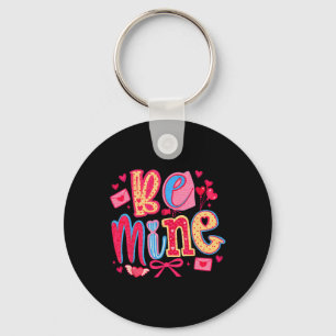 Porte-clés Sois Mienne Saint-Valentin Amour Cœurs Cadeau Mign