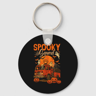 Porte-clés Soky Halloween Squad Skeleton Conduite Firetruck H