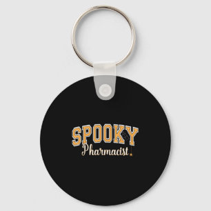 Porte-clés Soky Pharmacist Halloween Sder Varsity Orange Lett