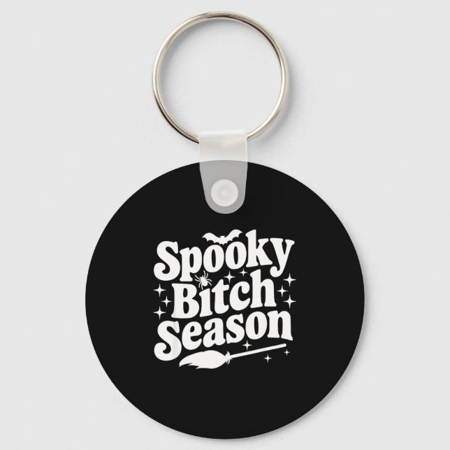 Porte-clés Soky Season Retro Halloween Witch Quote Saying Gif (Recto)