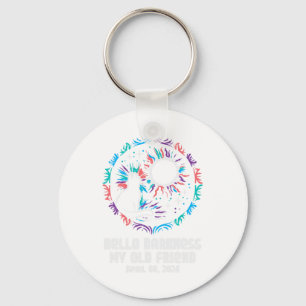 Porte-clés Solaire Eclipse Chat Bonjour Obscurité Avril 8 Fem