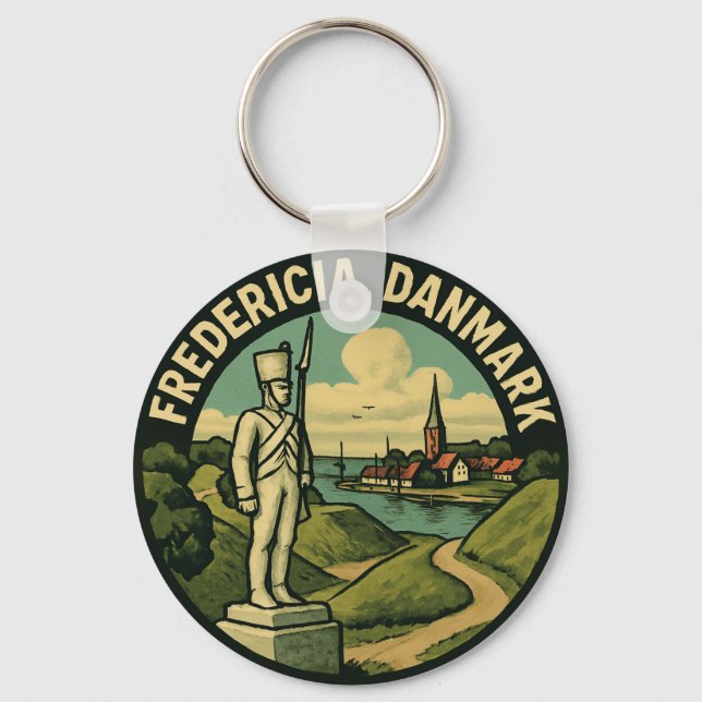 Porte-clés Soldat de Fredericia Danemark (Recto)