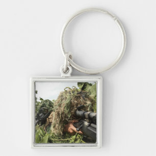 Porte-clés Soldats habillés en costumes ghillie