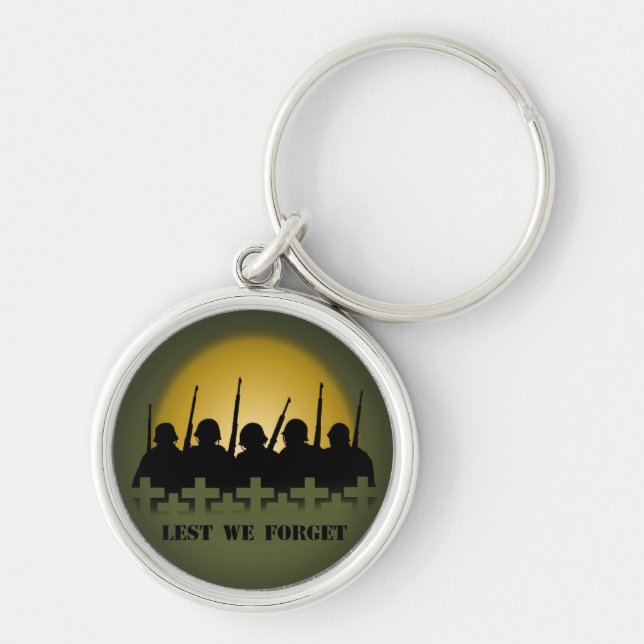 Porte-clés Soldats tombés Porte - clé de peur que nous oublio (Devant)