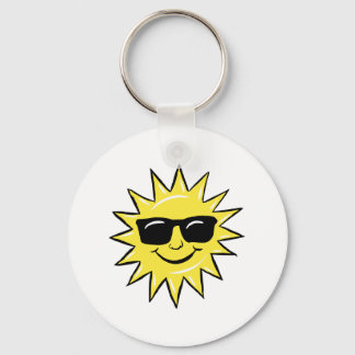 Porte-clés Soleil dans les lunettes
