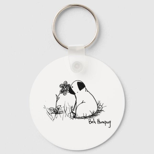 Porte-clés Soleil et Fleurs (Recto)