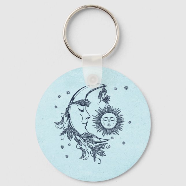 Porte-clés Soleil et Lune (Recto)