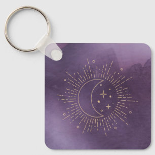 Porte-clés Soleil et Lune