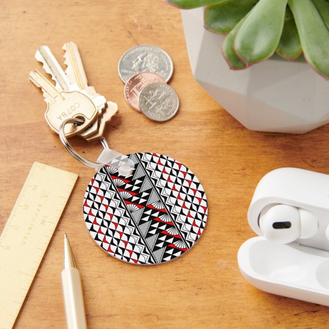 Porte-clés Soleil et Pluie - Rouge - (Bureau)