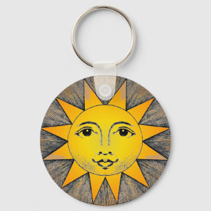 Porte-clés Soleil souriant