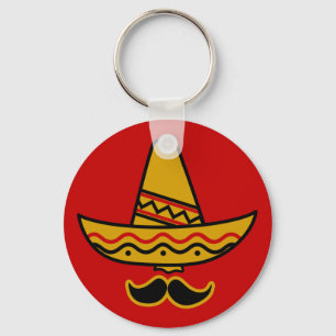 Porte-clés Sombrero et Porte - clé de Moustache