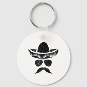 Porte-clés Sombrero Face Cinco De Mayo Fête mexicaine K