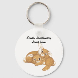 Porte-clés Somebunny vous aime