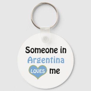 Porte-clés Someone in Argentina Loves me
