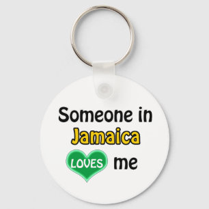 Porte-clés Someone in Jamaica Loves me