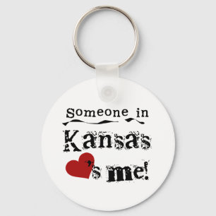 Porte-clés Someone in Kansas Loves Me