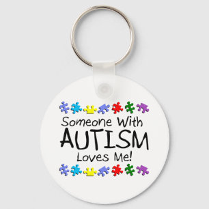 Porte-clés Someone With Autism Loves Me