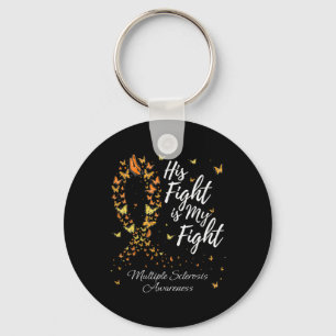 Porte-clés Son Combat Est Mon Combat Ms Multiple Sclerosis Aw