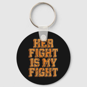Porte-clés Son Combat Est Mon Crps De Combat Rsd Sensibilisat