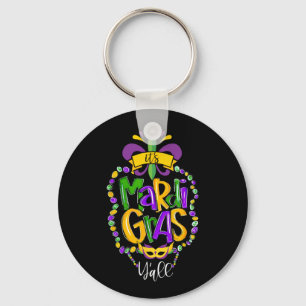 Porte-clés Son Mardi Gras Yall Funny Mardi Gras Party Mask Co