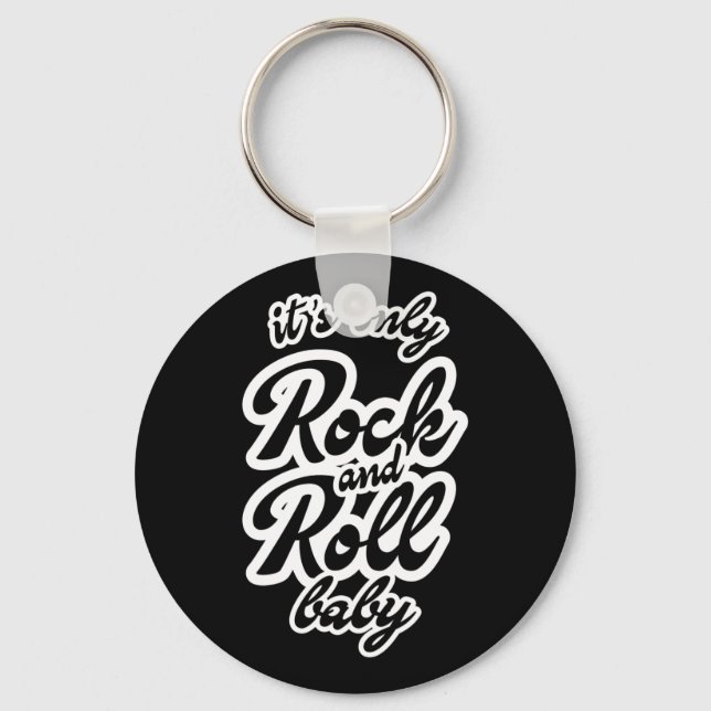 Porte-clés Son seul Rock et roll Baby (Recto)