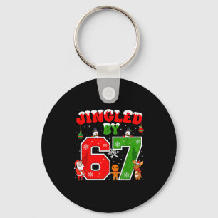 Porte-clés Sonné par 67 Drôle Six Sept Mème 6 7 Noël