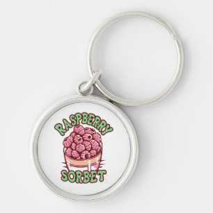 Porte-clés Sorbet de framboise
