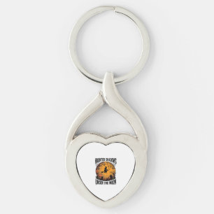 Porte-clés Sorcière de Lune d'Halloween Chemise de Nuit Vinta