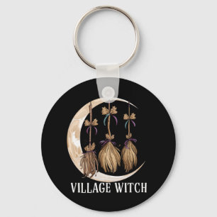 Porte-clés Sorcière de village gothique occulte wicca païen n