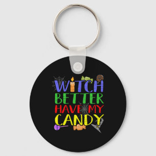 Porte-clés Sorcière Il Vaut Mieux Avoir Mon Candy Candle Femm