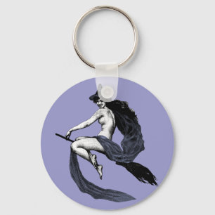 Porte-clés Sorcière vintage