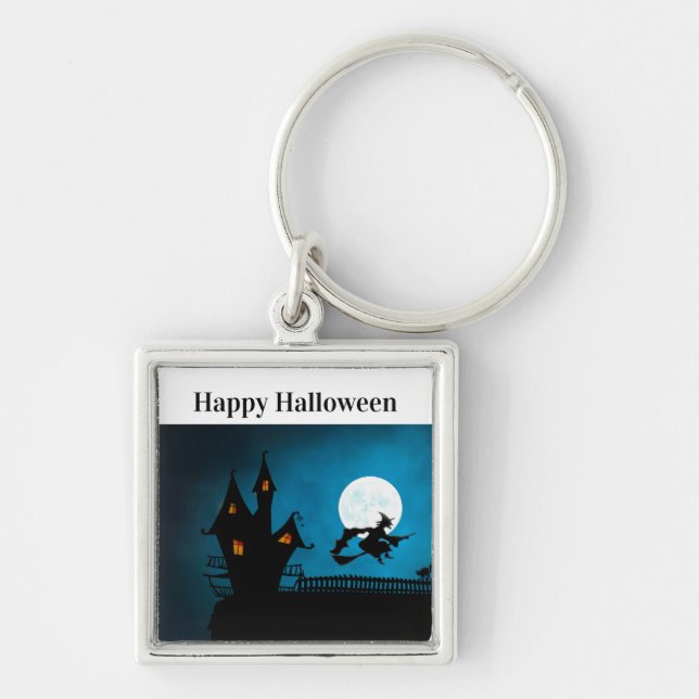 Porte-clés Sorcière volante (Devant)