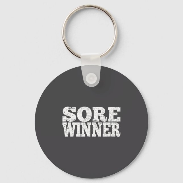 Porte-clés Sore Winner Funny Gym Quote Workout Exercise And F (Recto)