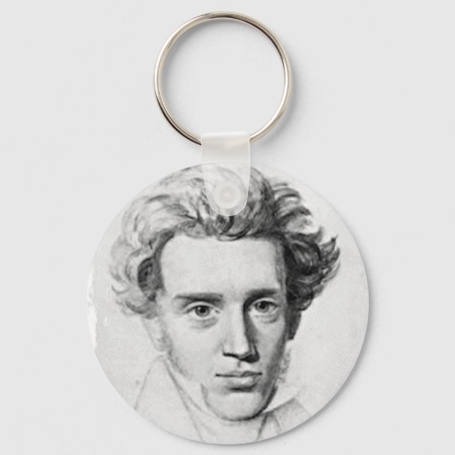 Porte-clés Soren Kierkegaard, philosophe (Recto)