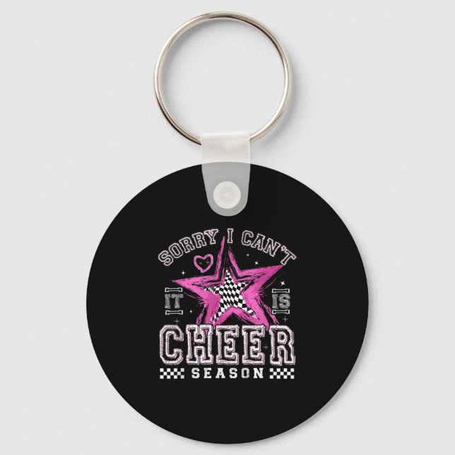 Porte-clés Sorry I Can't It's Cheer Season Cheerleader Checke (Recto)