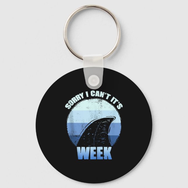 Porte-clés Sorry I Can't It's Week Funny Shark Gift Tank Top  (Recto)
